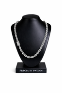 FREGIA CORDELL HALSBAND - SILVER 6MM (DIAMANTLÅS) Fregia