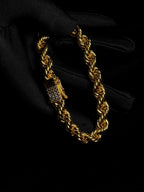 FREGIA CORDELL ARMBAND - GULD 10MM (DIAMANTLÅS) Fregia