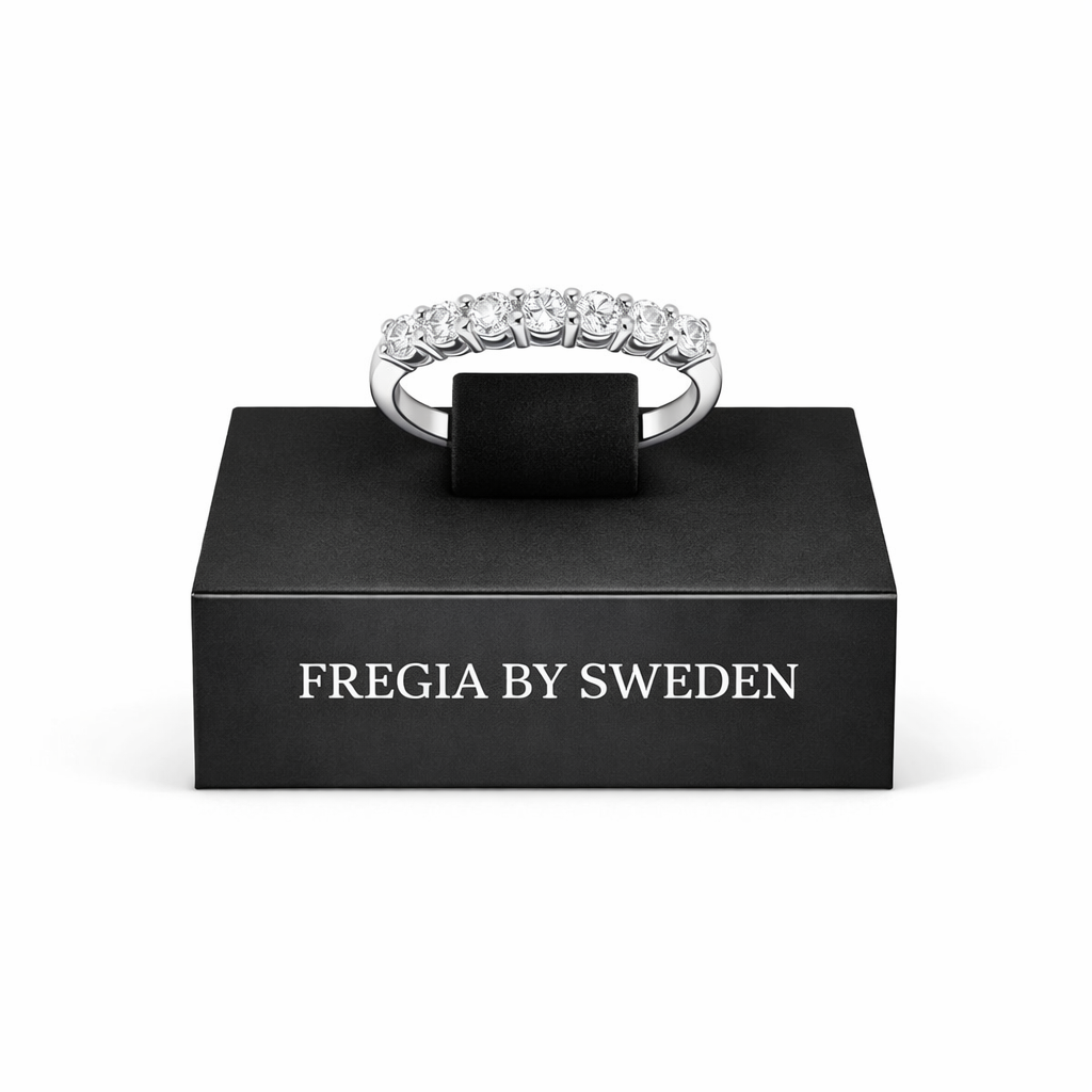 FREGIA MOISSANITE RING – SILVER 0.7CT Fregia