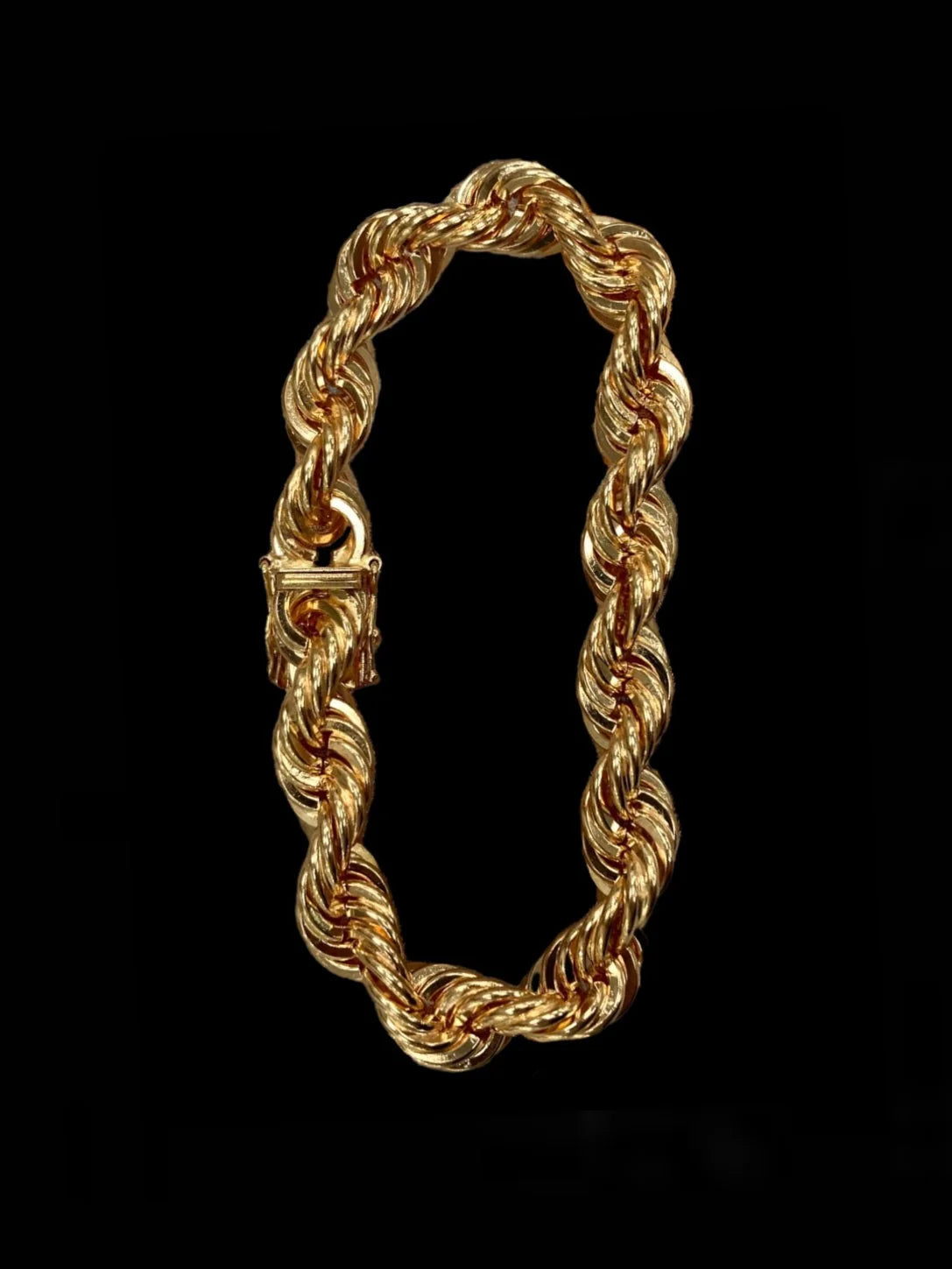 FREGIA CORDELL ARMBAND - GULD 10MM (DIAMANTLÅS) Fregia