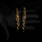FREGIA CORDELL ARMBAND - GULD 10MM (DIAMANTLÅS) Fregia