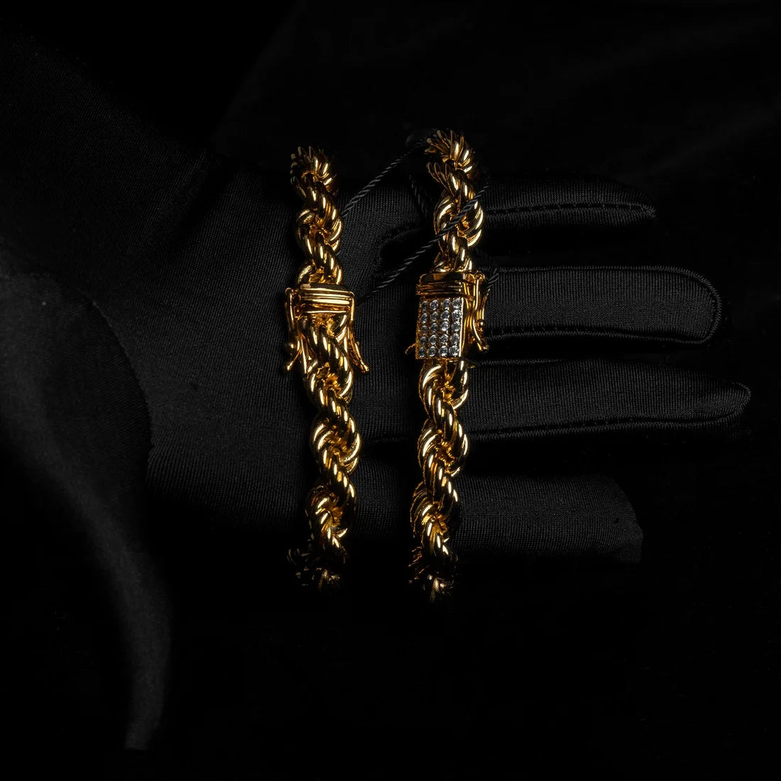 FREGIA CORDELL ARMBAND - GULD 10MM (DIAMANTLÅS) Fregia