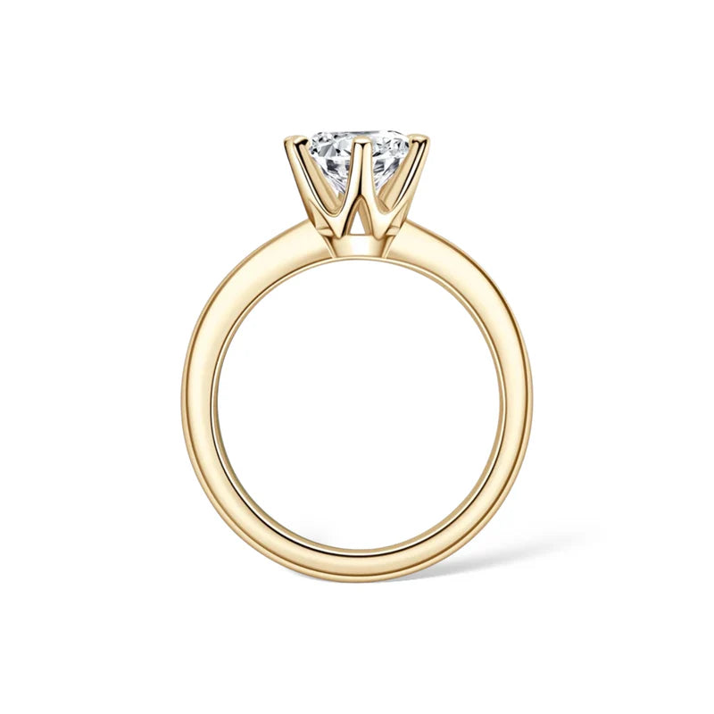 FREGIA MOISSANITE RING – GULD 2CT Fregia