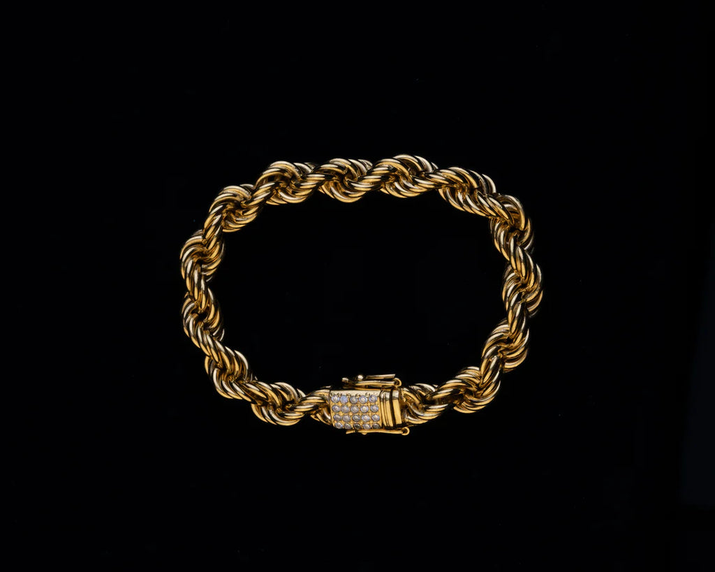 FREGIA CORDELL ARMBAND - GULD 10MM (DIAMANTLÅS) Fregia