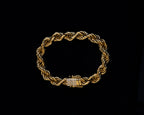 FREGIA CORDELL ARMBAND - GULD 10MM (DIAMANTLÅS) Fregia