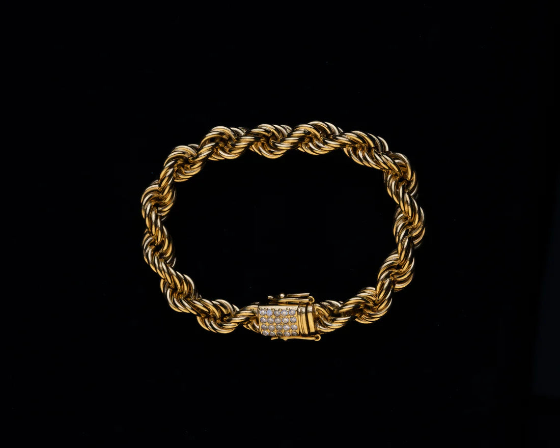 FREGIA CORDELL ARMBAND - GULD 10MM (DIAMANTLÅS) Fregia
