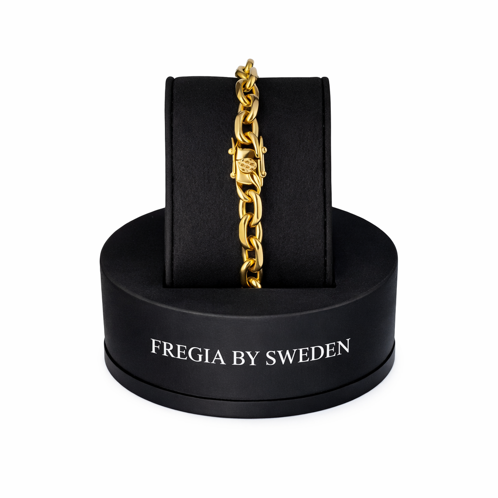 FREGIA ANKAR ARMBAND – GULD 8MM Fregia