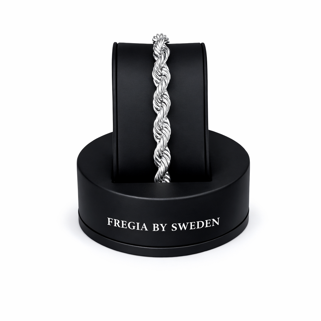 FREGIA CORDELL ARMBAND - SILVER 8MM Fregia