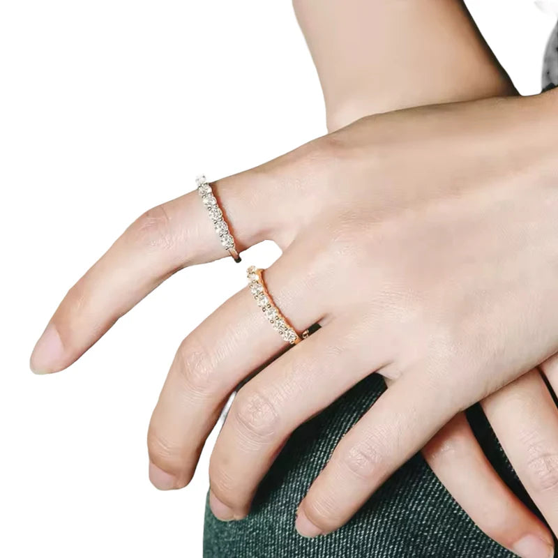 FREGIA MOISSANITE RING – SILVER 0.7CT Fregia