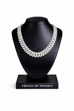 FREGIA CUBAN ICE HALSBAND MOISSANITE S925 - SILVER Fregia