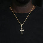 FREGIA MOISSANITE CROSS - GULD Fregia