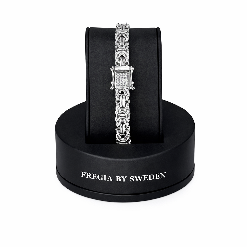 FREGIA CORDELL KEJSAR - SILVER 8MM (DIAMANTLÅS) Fregia