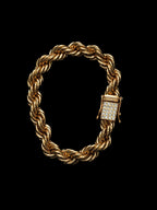 FREGIA CORDELL ARMBAND - GULD 10MM (DIAMANTLÅS) Fregia