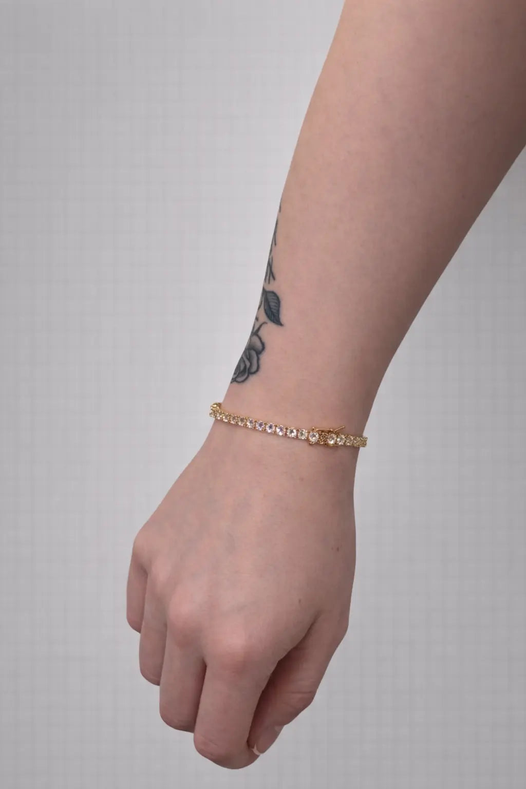 FREGIA TENNIS – MOISSANITE ARMBAND - S925 GULDPLÄTERAD Fregia