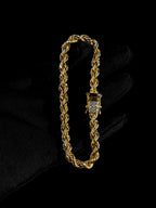 FREGIA CORDELL ARMBAND - GULD 6MM (DIAMANTLÅS) Fregia
