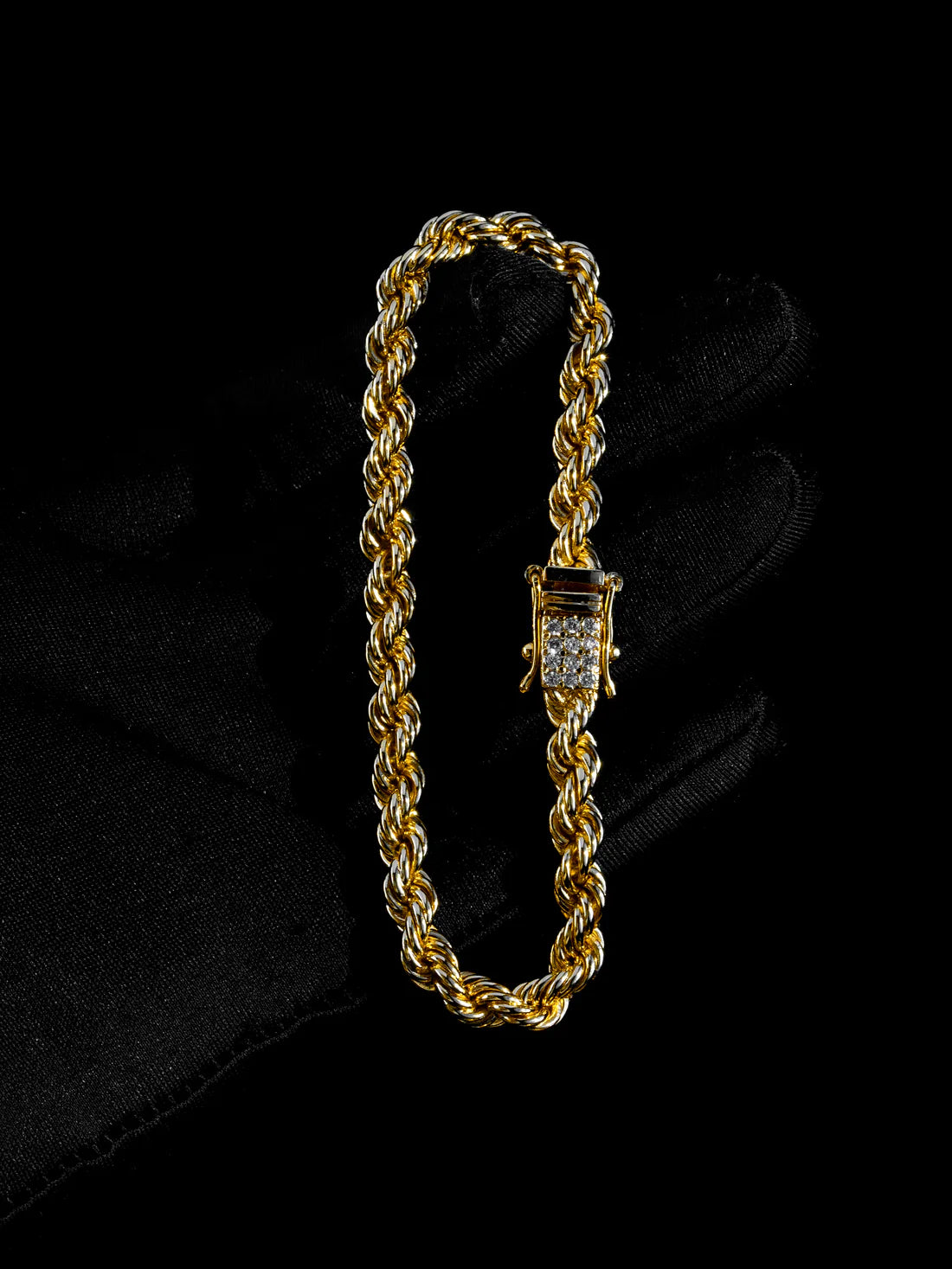 FREGIA CORDELL ARMBAND - GULD 6MM (DIAMANTLÅS) Fregia