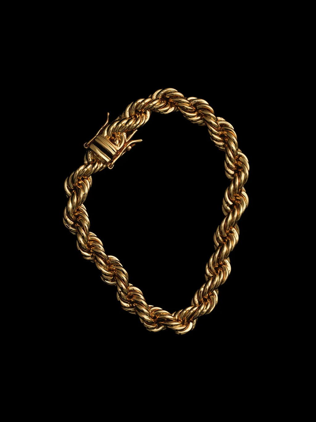 FREGIA CORDELL ARMBAND - GULD 8MM (DIAMANTLÅS) Fregia