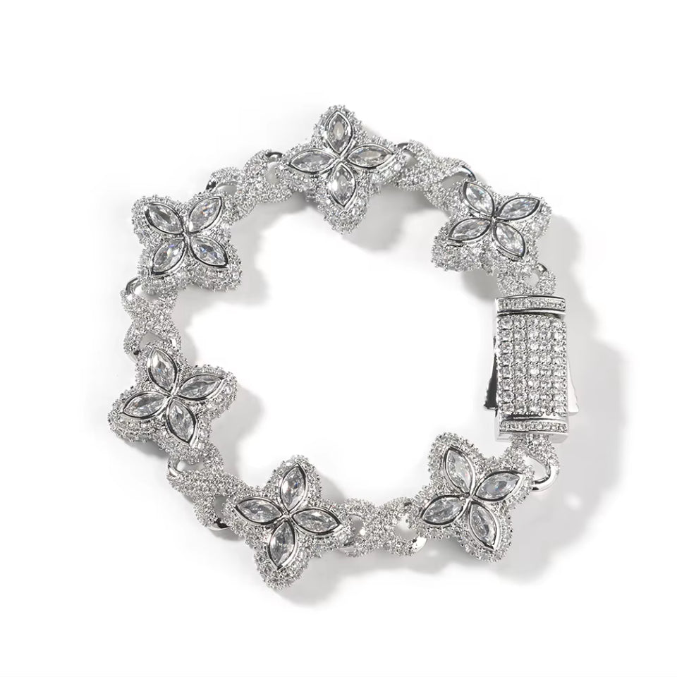 FREGIA KLÖVER ZIRCON – ARMBAND Fregia