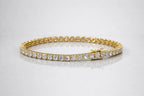 FREGIA TENNIS – MOISSANITE ARMBAND - S925 GULDPLÄTERAD Fregia