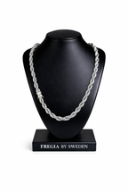 FREGIA CORDELL HALSBAND - SILVER 6MM (DIAMANTLÅS) Fregia
