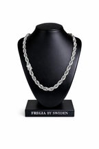FREGIA CORDELL HALSBAND - SILVER 10MM (DIAMANTLÅS) Fregia