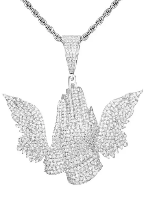 FREGIA MOISSANITE BER MED VINGAR HÄNGE – S925 Fregia