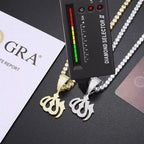 FREGIA MOISSANITE ISLAMIC ALLAH HÄNGE – GULD Fregia