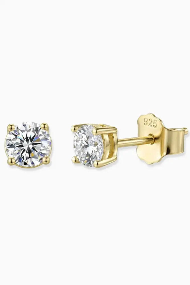 FREGIA MOISSANITE STUDS – GULD 5-8MM Fregia