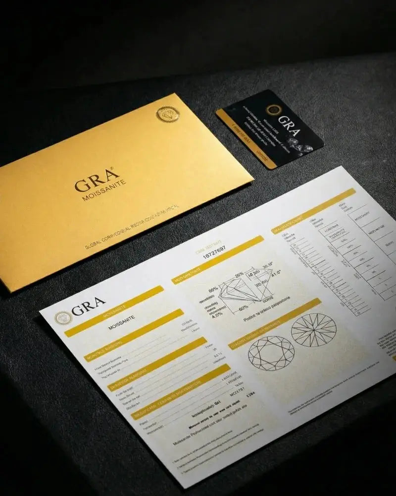 FREGIA MOISSANITE STUDS – GULD 5-8MM Fregia