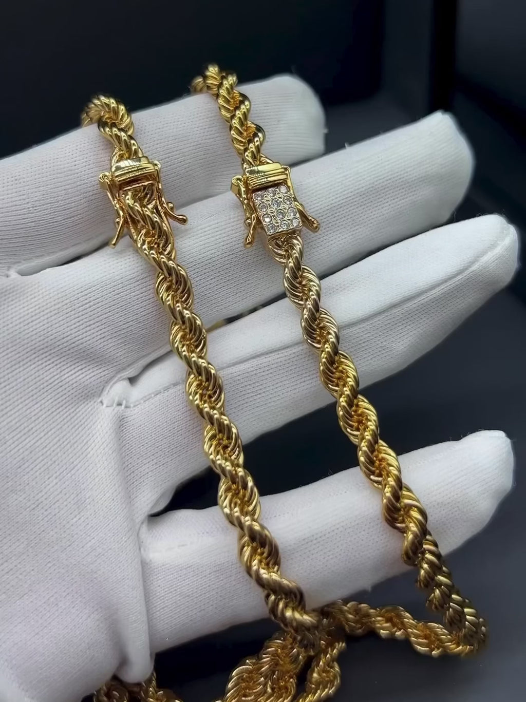 FREGIA CORDELL HALSBAND - GULD 8MM (DIAMANTLÅS)